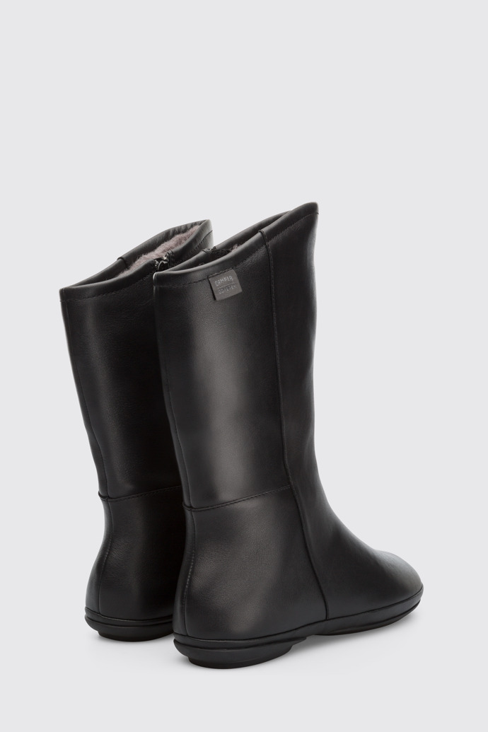 Back view of Right Black Boots for Women