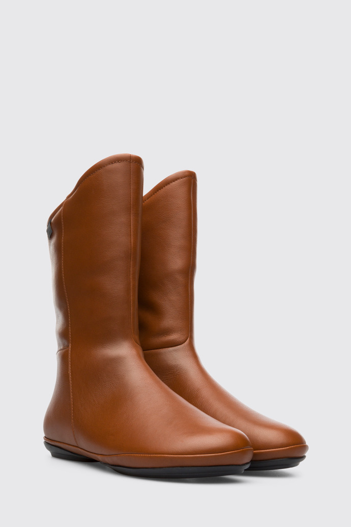Front view of Right Brown Boots for Women