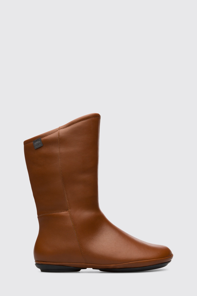 Side view of Right Brown Boots for Women