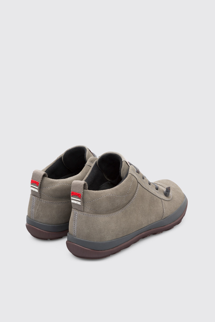 Back view of Peu Pista Grey Casual Shoes for Women