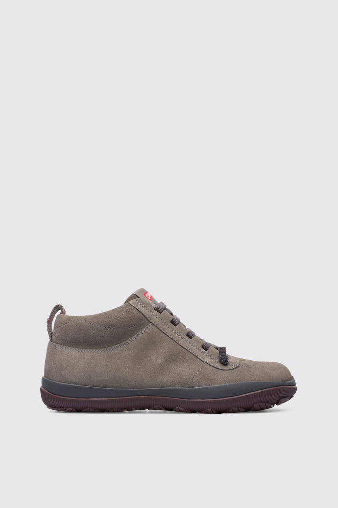 Side view of Peu Pista Grey Ankle Boots for Women