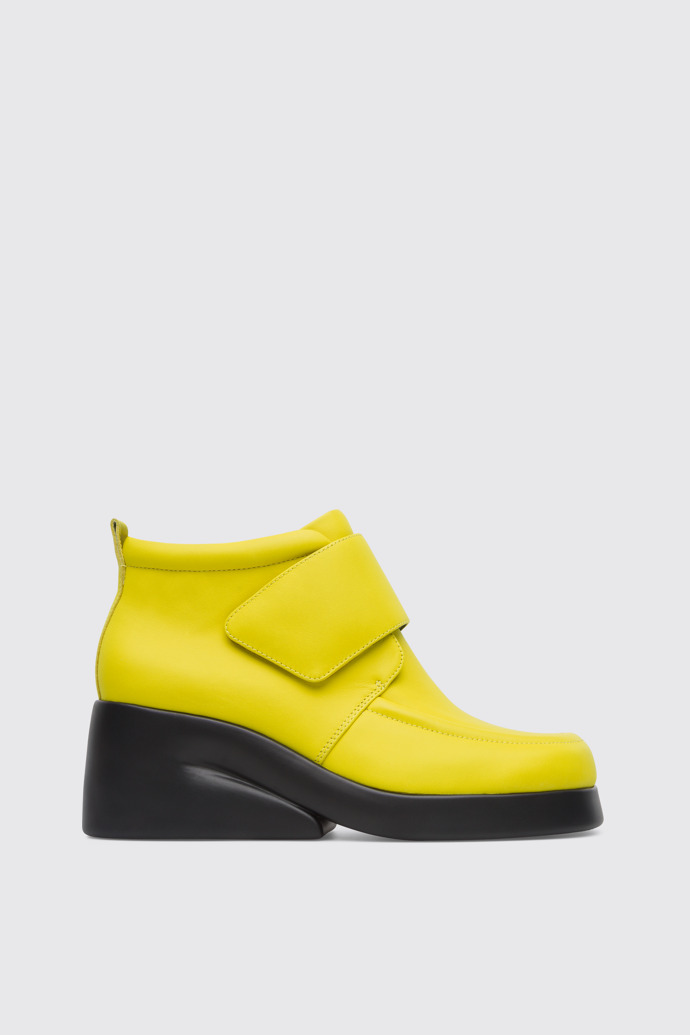 CamperLab Traktori abstract-print ankle boots - Yellow