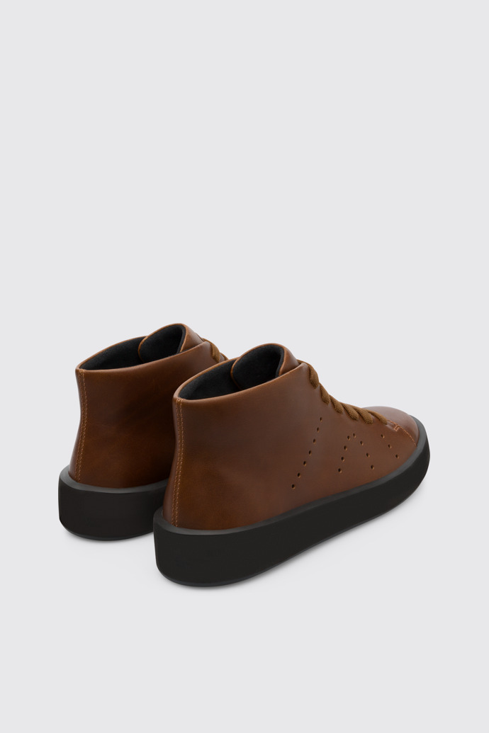 Back view of Courb Brown Sneakers for Women