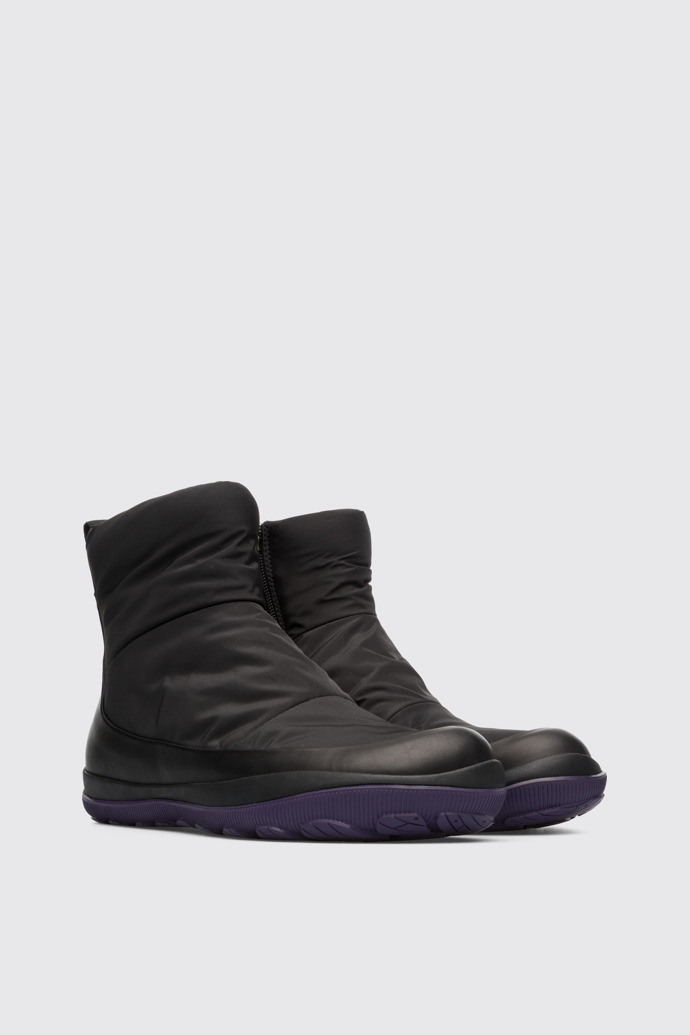 Front view of Peu Pista Black Boots for Women