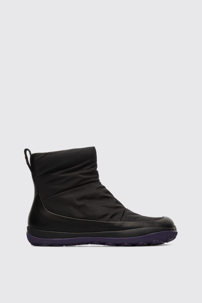 Side view of Peu Pista Black Boots for Women