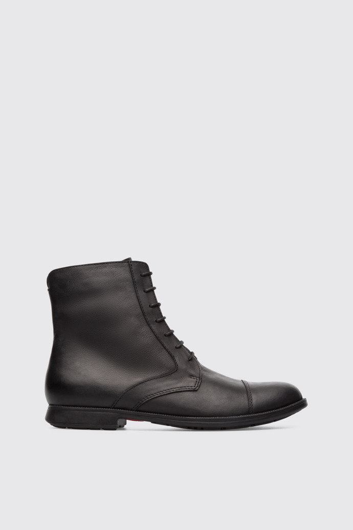 Side view of Mil Black Ankle Boots for Women