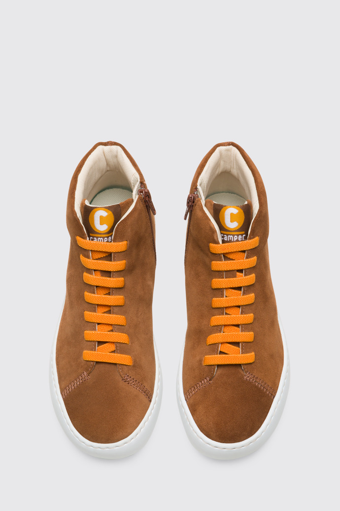 Overhead view of Peu Touring Brown Sneakers for Women