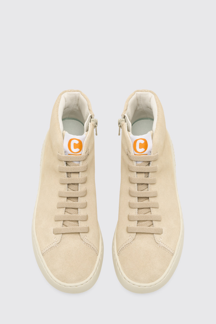 Overhead view of Peu Touring Beige Sneakers for Women