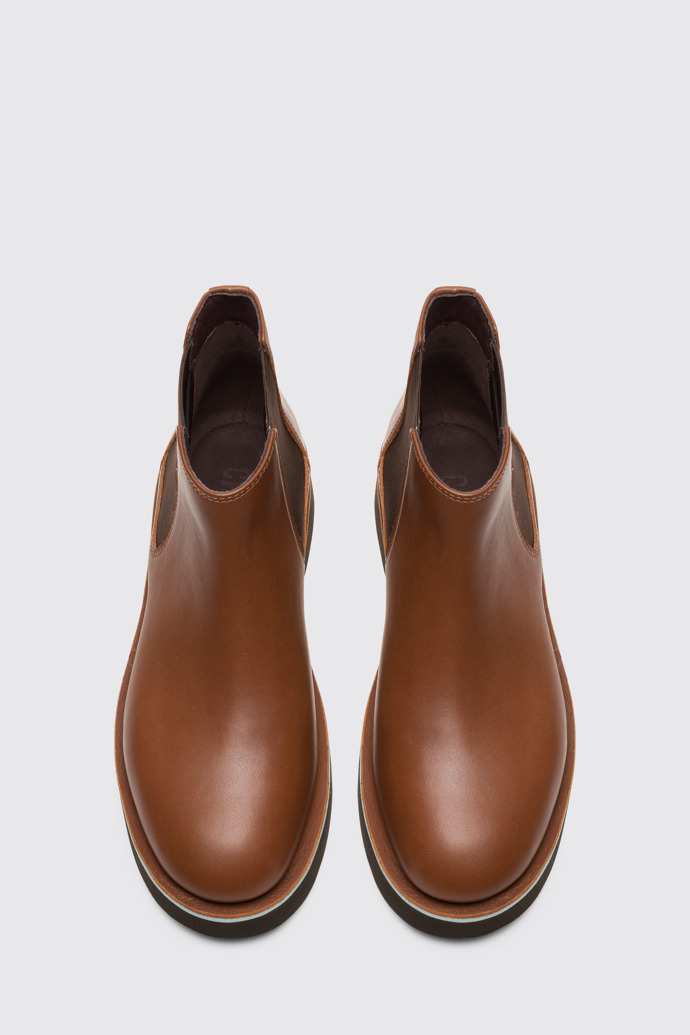 Overhead view of Tyra Brown Ankle Boots for Women
