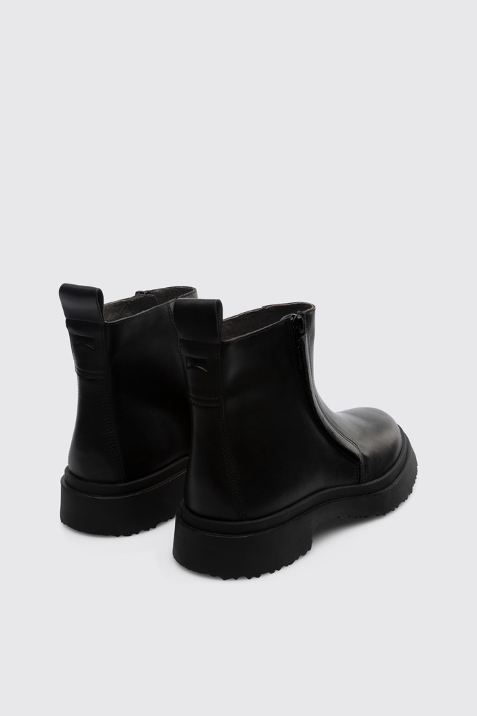 Back view of Walden Women's black zip boot