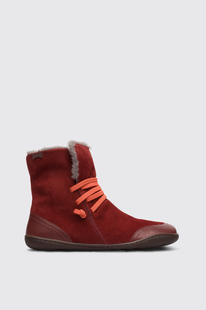Side view of Peu Red mid boot for women