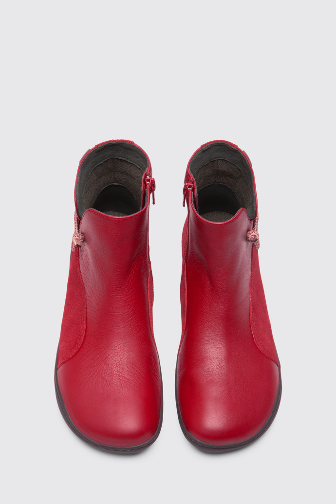 Overhead view of Peu Red ankle boot for women