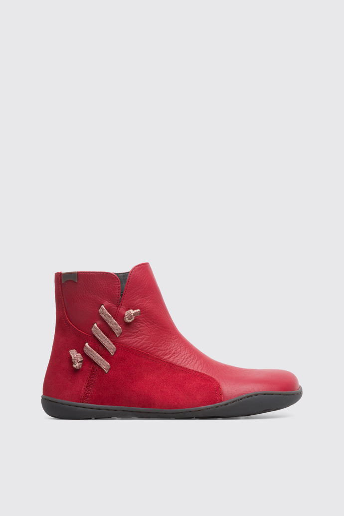 Side view of Peu Red ankle boot for women