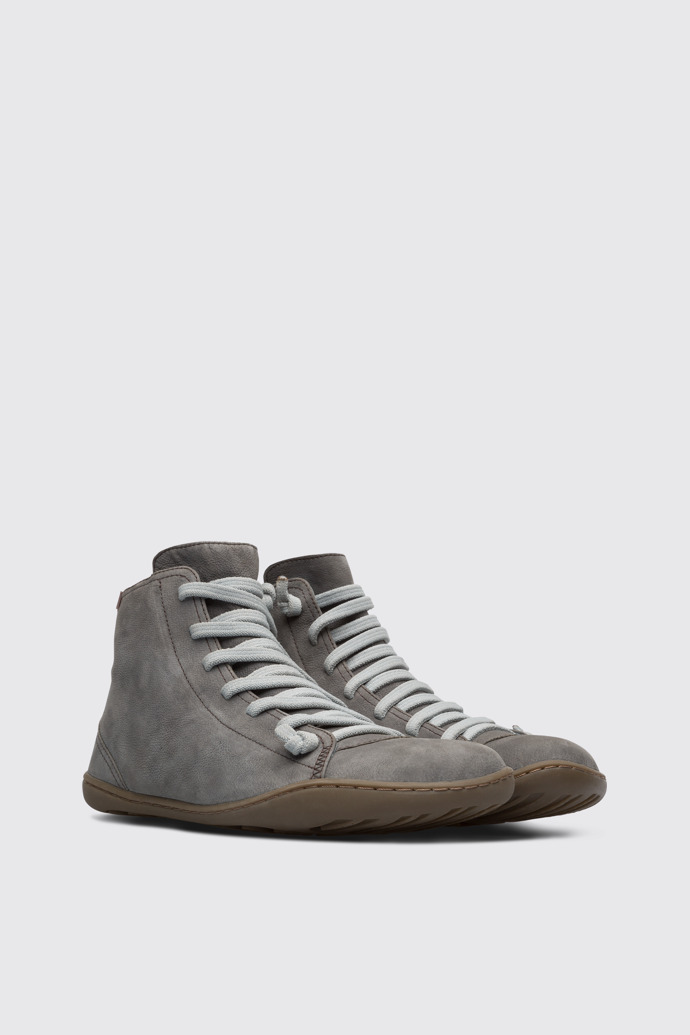 Front view of Peu Grey ankle boot for women