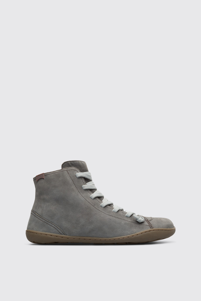 Side view of Peu Grey ankle boot for women