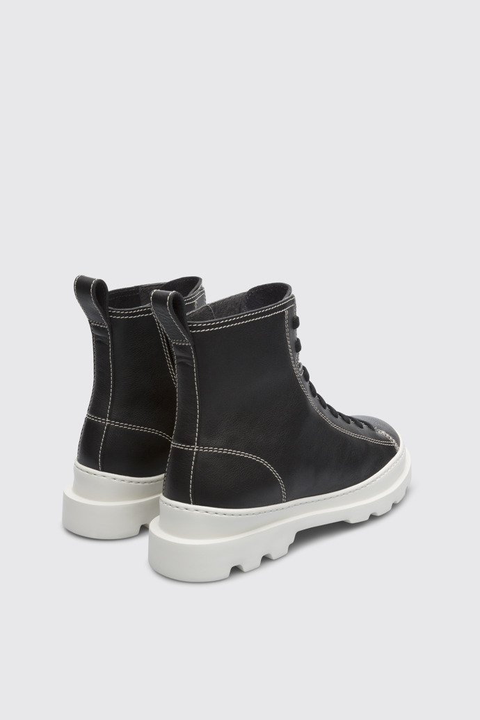 Back view of Brutus Black boot for women