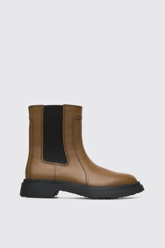 Side view of Walden Brown boot for women
