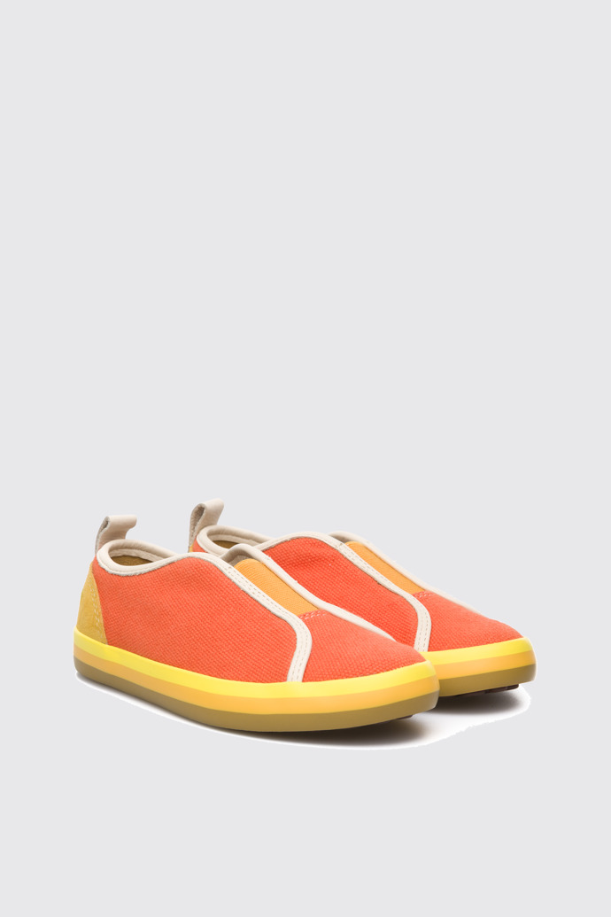 Front view of Pursuit Orange Sneakers for Kids