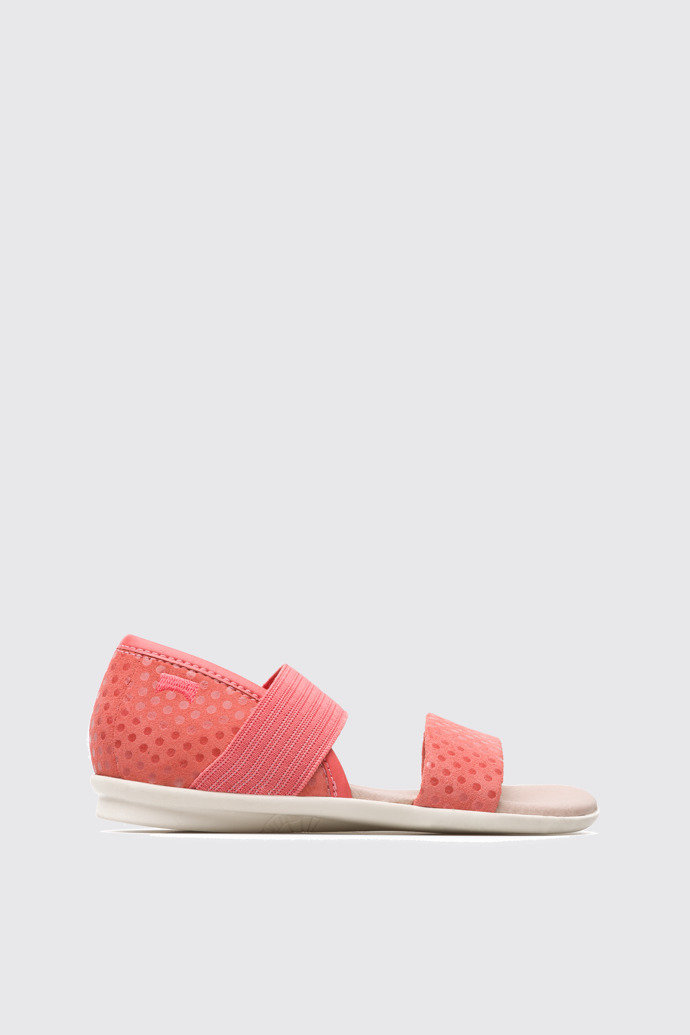 Side view of Right Pink Sandals for Kids