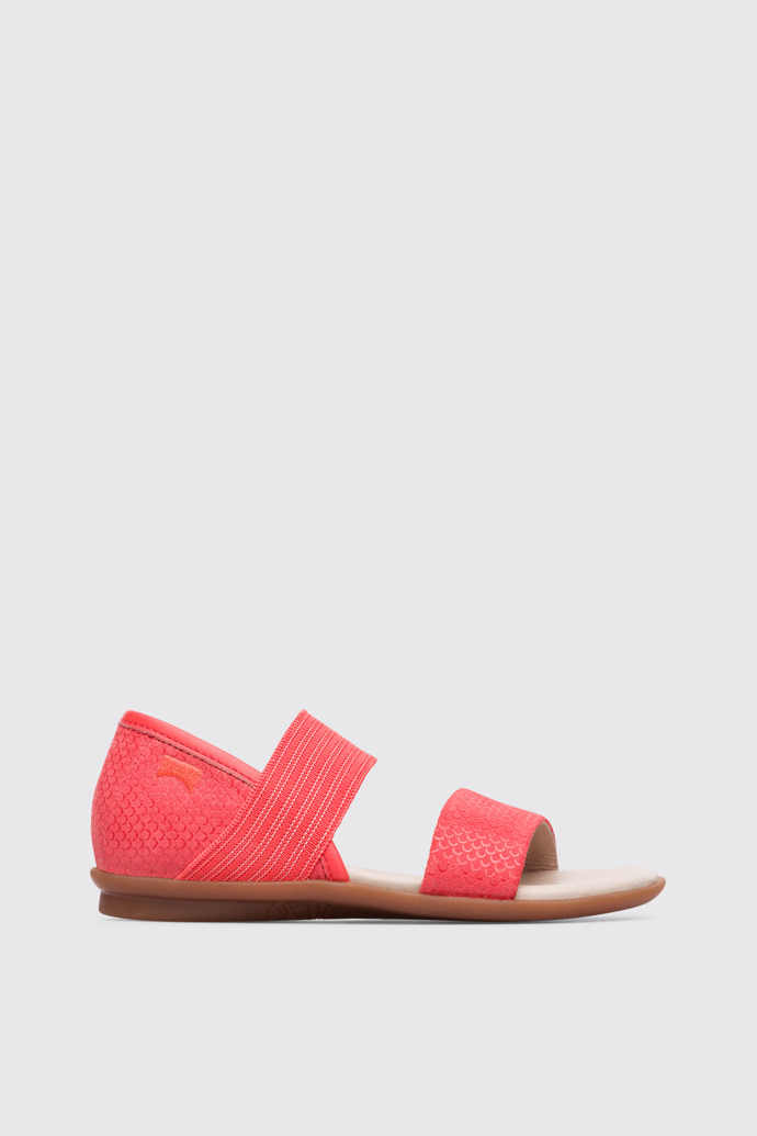 Side view of Right Pink Sandals for Kids