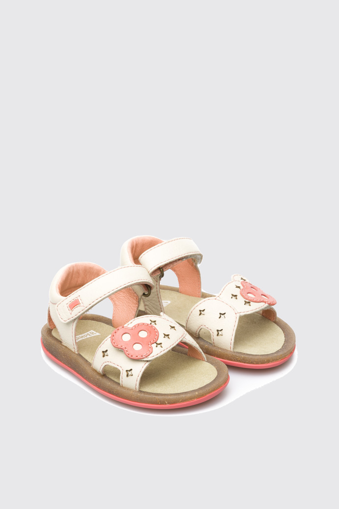 Front view of Twins Beige Sandals for Kids