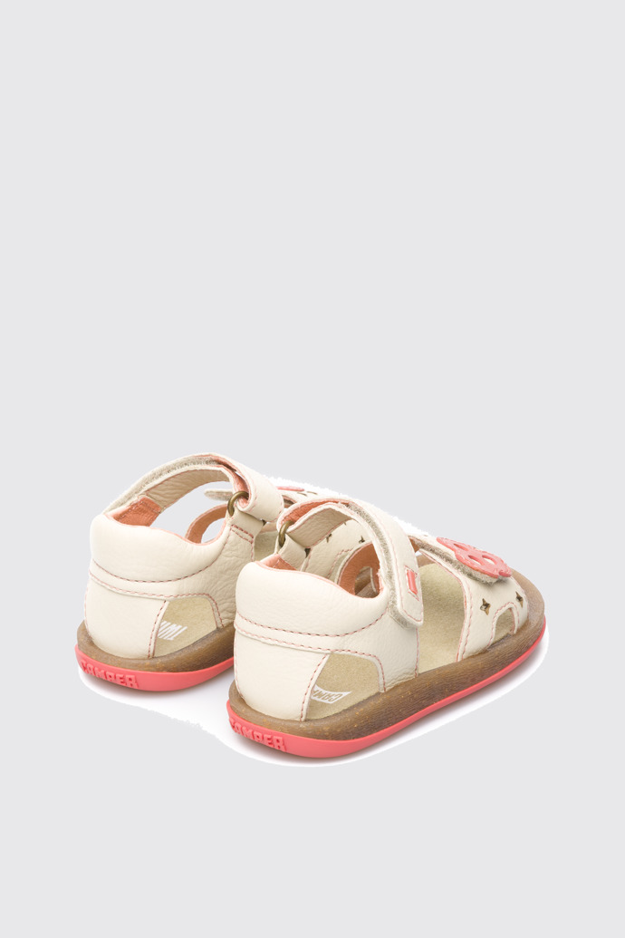 Back view of Twins Beige Sandals for Kids