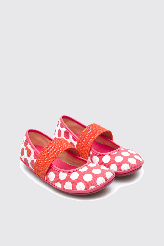 Front view of Right Multicolor Ballerinas for Kids