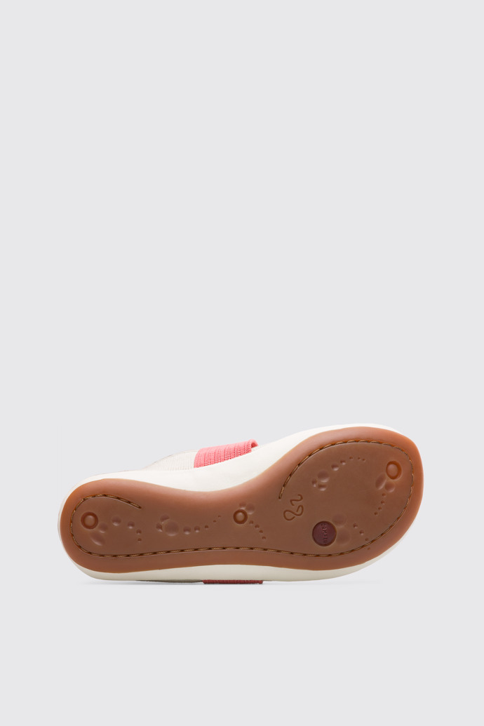 The sole of Right Beige Ballerinas for Kids