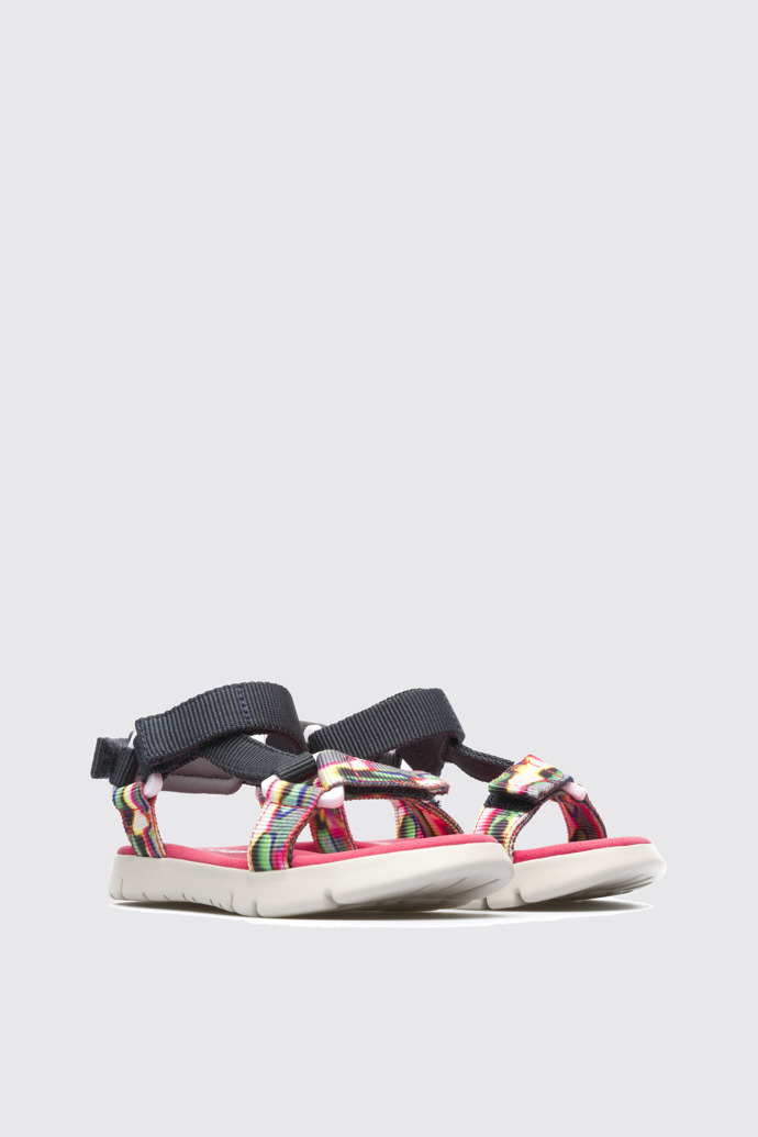 Front view of Oruga Multicolor Sandals for Kids