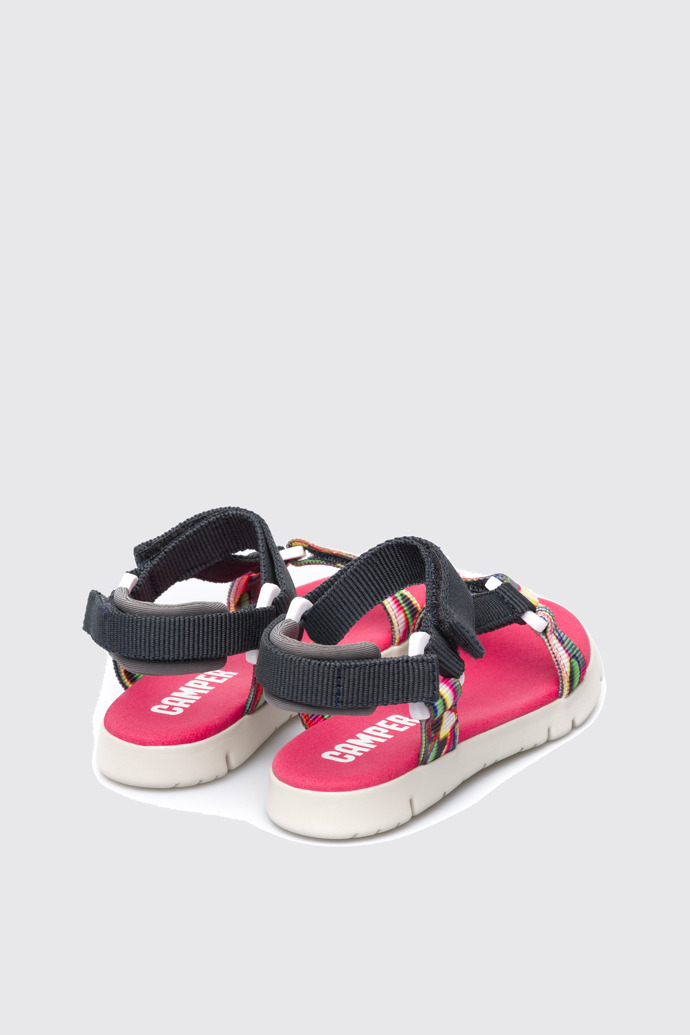 Back view of Oruga Multicolor Sandals for Kids