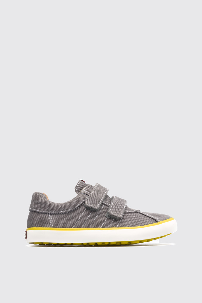 Side view of Pursuit Grey Sneakers for Kids