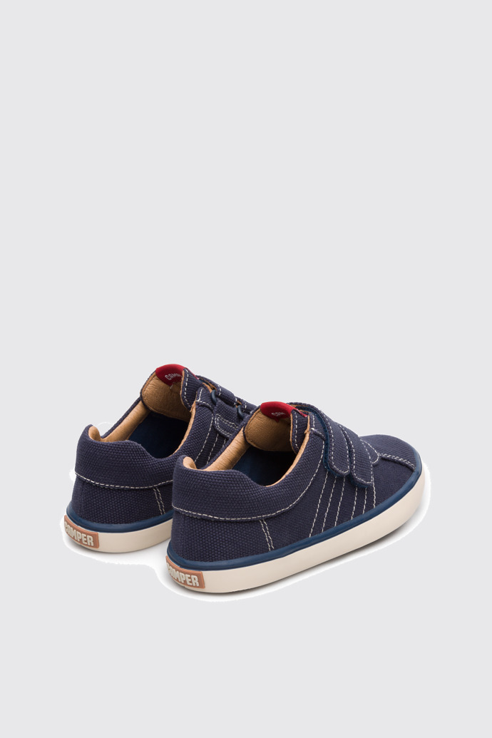 Back view of Pursuit Blue Sneakers for Kids