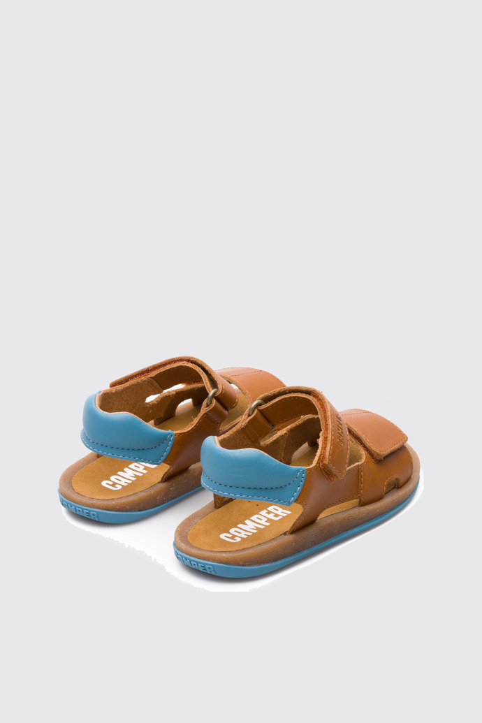 Back view of Bicho Brown Velcro for Kids