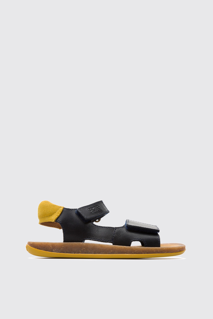 Side view of Bicho Blue Velcro for Kids