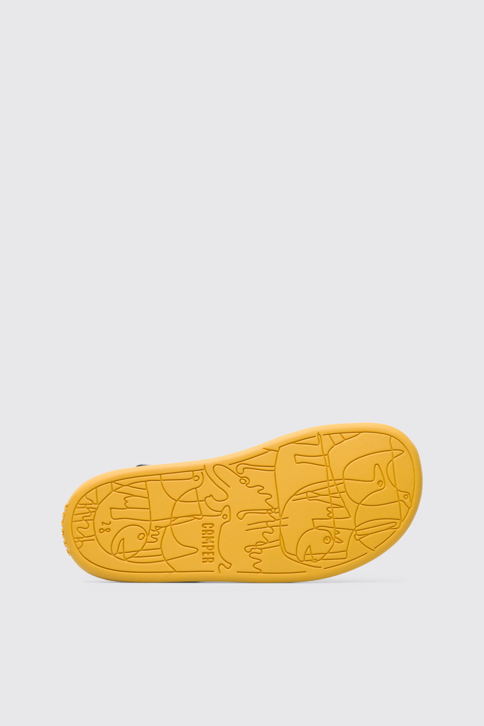 The sole of Bicho Blue Velcro for Kids