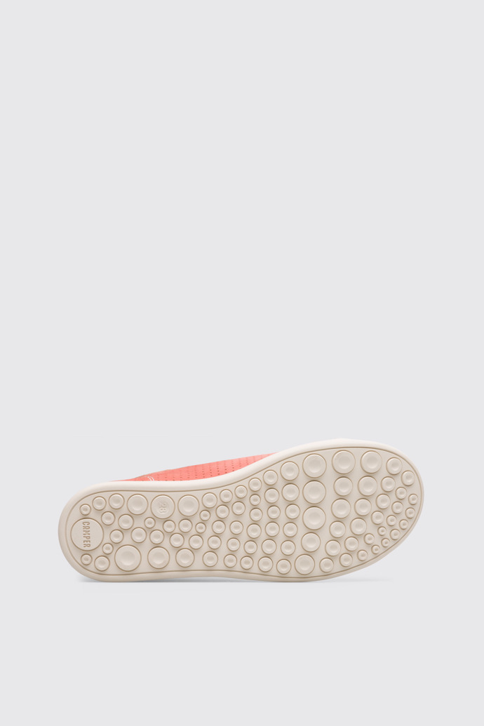 The sole of Noon Pink Sneakers for Kids