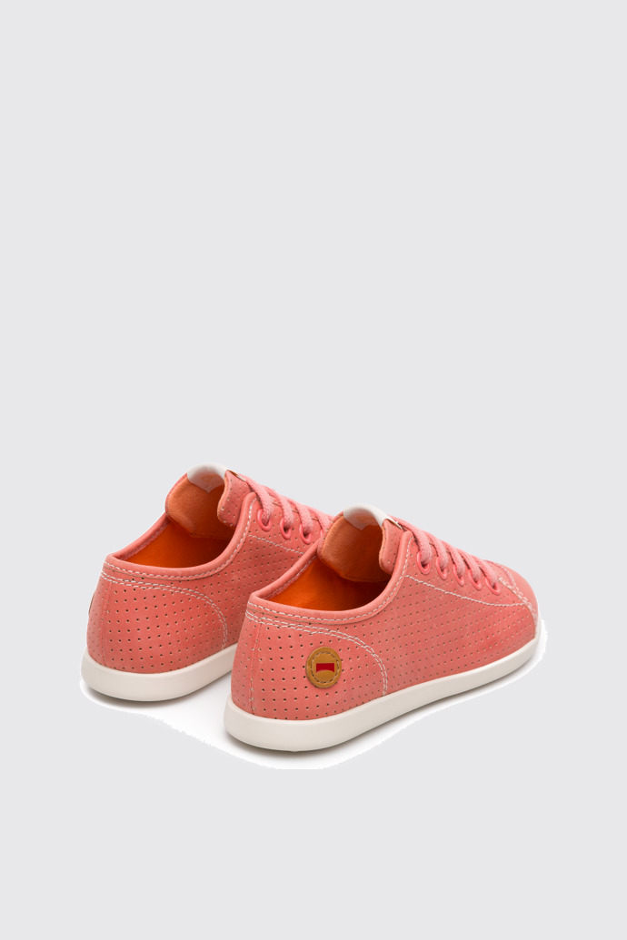 Back view of Noon Pink Sneakers for Kids