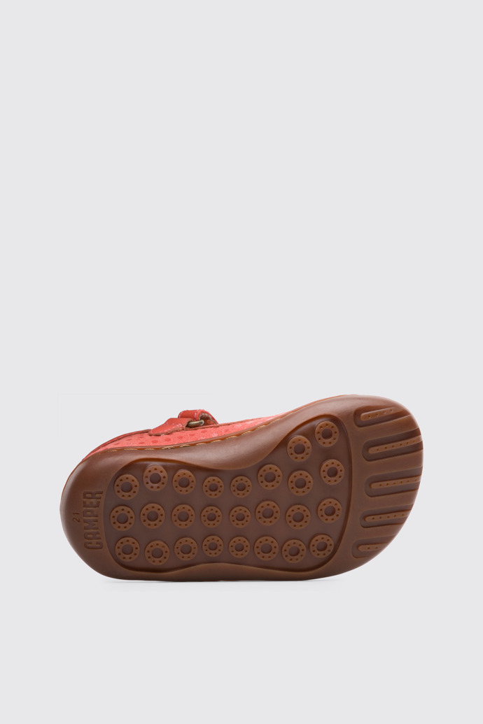 The sole of Peu Pink Ballerinas for Kids