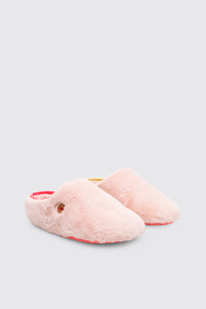 Front view of Twins Nude Slippers for Kids