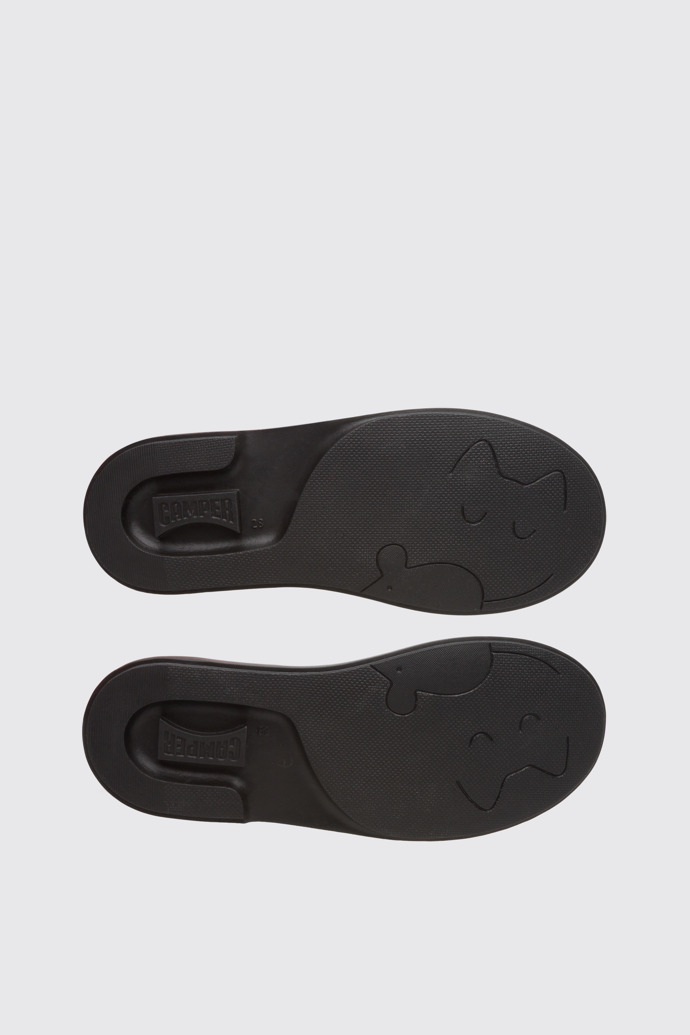 The sole of Twins Black Ballerinas for Kids