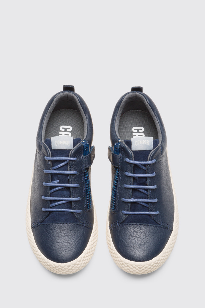 Overhead view of Pursuit Blue Sneakers for Kids