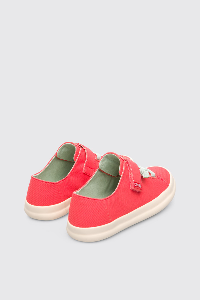 Back view of Pursuit Pink Sneakers for Kids