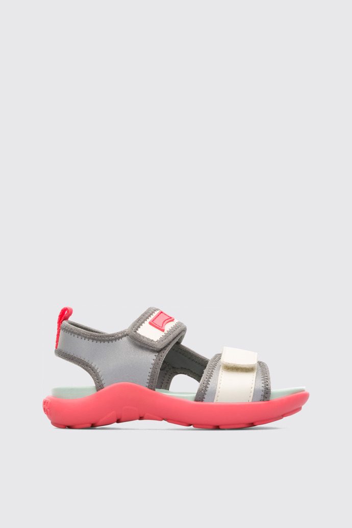 Side view of Wous Multicolor Sandals for Kids