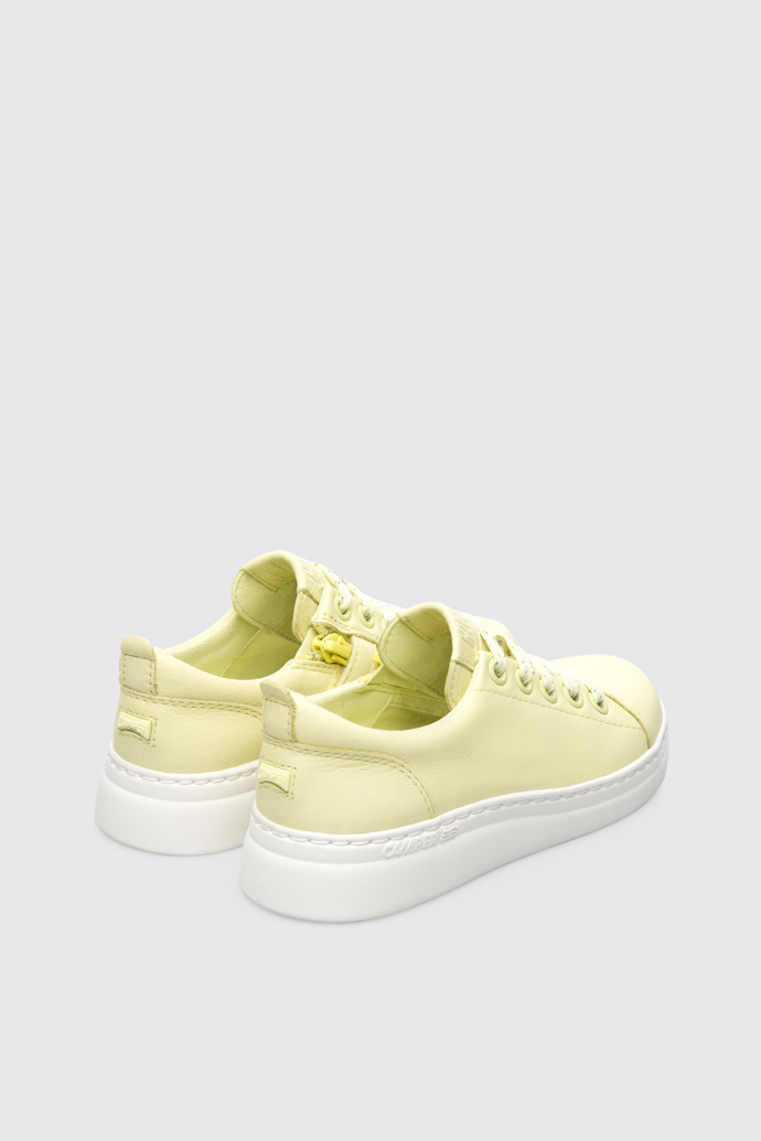 Back view of Runner Up Yellow Sneakers for Kids