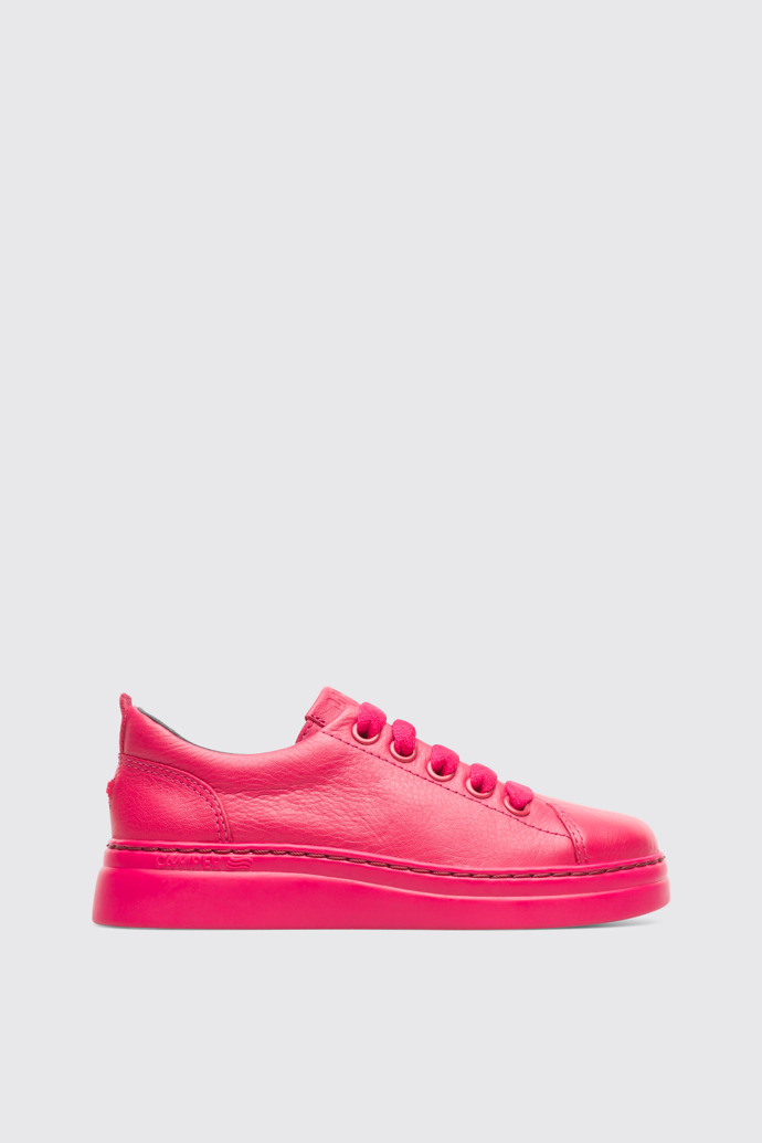 Side view of Runner Up Pink Sneakers for Kids