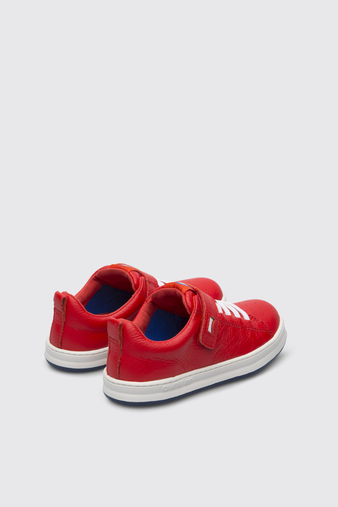 Back view of Runner Red sneaker for kids