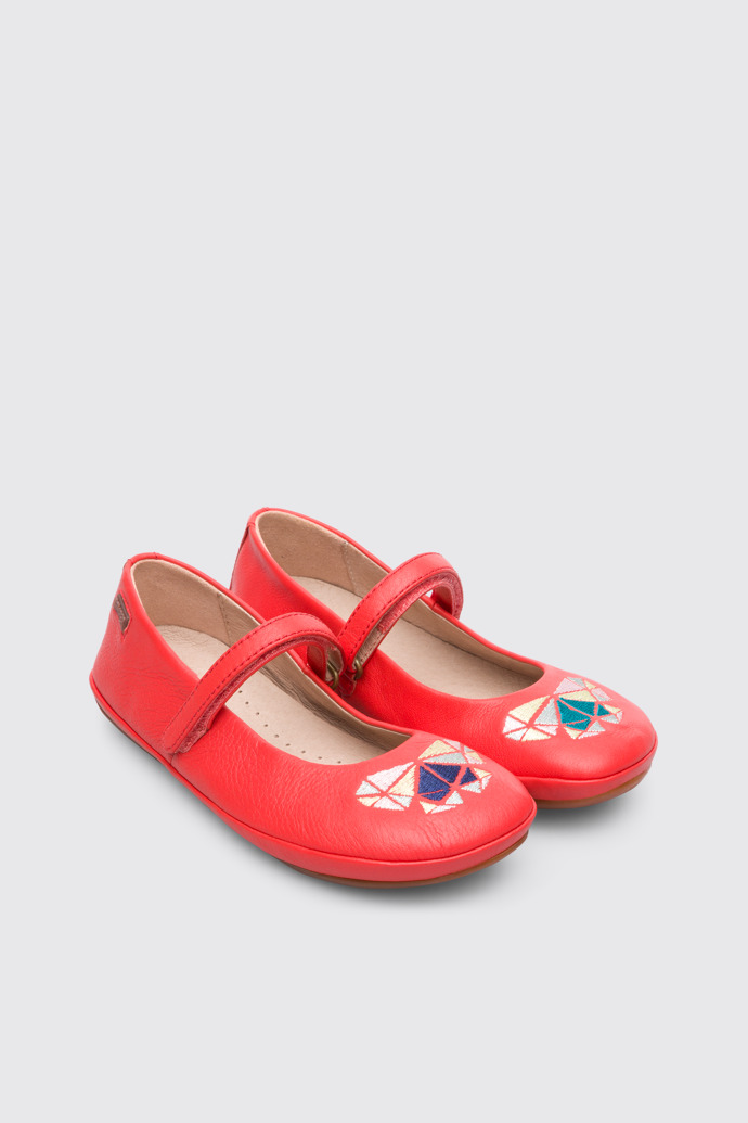 Front view of Twins Pink Ballerinas for Kids
