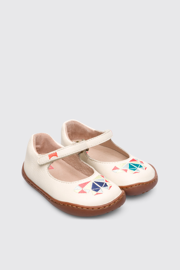 Front view of Twins Beige Velcro for Kids