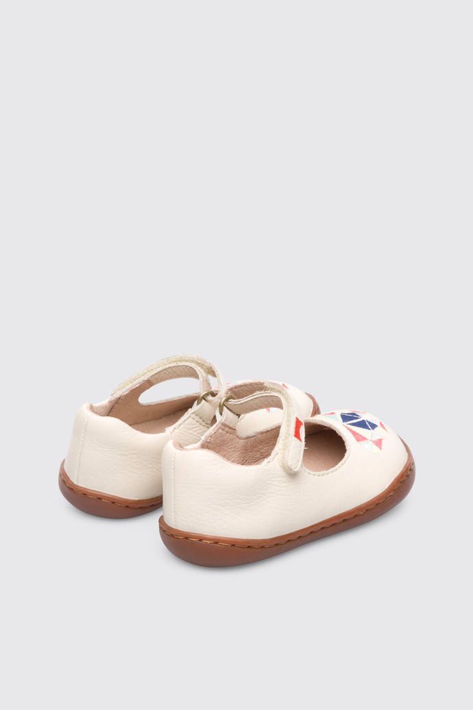 Back view of Twins Beige Velcro for Kids