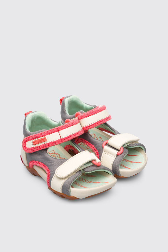 Front view of Ous Multicolor Sandals for Kids